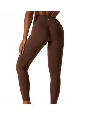 Rockstar Peach Indy High Rise Leggings - Brown