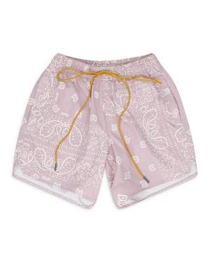 Rhude Bandana Shorts - Red