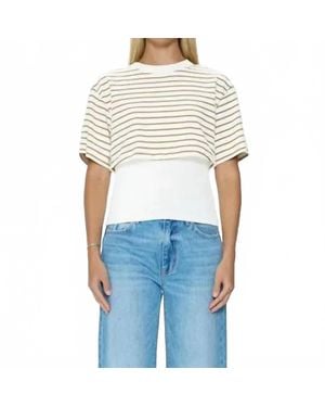 Pistola Camryn Double Tee - Blue