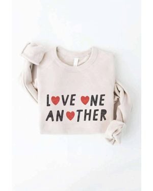 Oat Collective Love One Another Sweatshirt - White