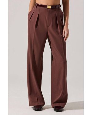 Astr Faria Pleated Tailored Pants