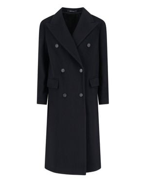 トレンチコート TAGLIATORE Women Trench Coats JOLE350002N5055 Black Tagliatore Jole double breasted coat - Black | JOLE350002N5055