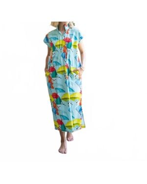 Holly Shae Design June Caftan Dress - Blue