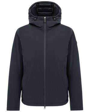 Colmar Matte Hooded Padded Jacket - Blue