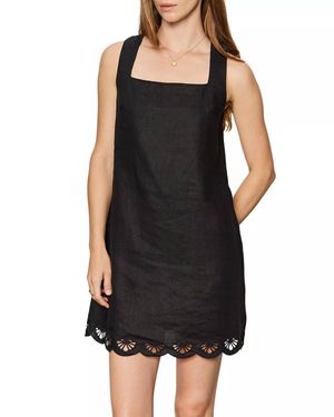 Sanctuary Almost There Linen Dress - Black