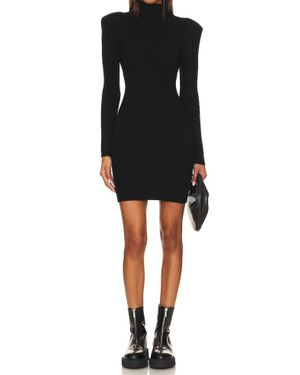 Astr Gwen Sweater Dress - Black