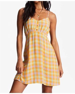 Billabong As If Dress - Yellow