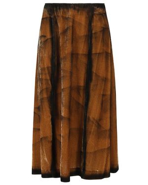 Tela Flame Skirt - Brown