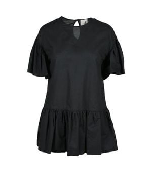 L'Autre Chose Silk Blouse - Black