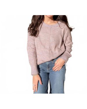 Keren Hart Knit Crew Sweater - Multicolor