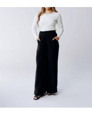PAIGE Wide-Leg Pant - Black
