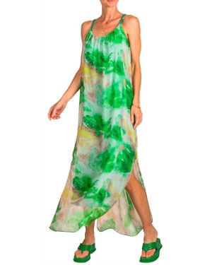 Gigi Moda Venus Spruzzo Maxi Dress - Green