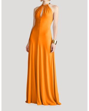 Halston Oriana Gown - Orange