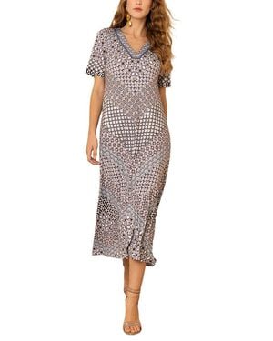 Hale Bob Rayne Midi Dress - Black