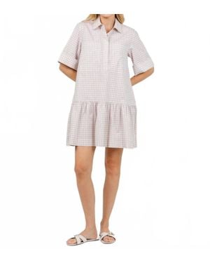 Jonathan Simkhai Cris Short Sleeve Mini Dress - White