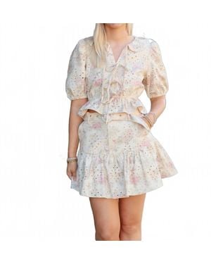 SOFIA The Label Minos Skirt - White
