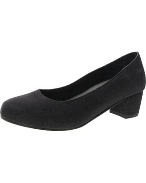 David Tate Shimmer Made Pumps - Black