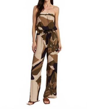 Drew Justina Camo Jumpsuit - Natural