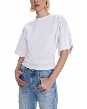 Pistola Veronica Crew Neck Top - White