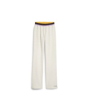 PUMA Jacquard-Knit Wellness Pants - White