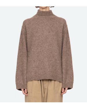 Sea Mallory Turtleneck Sweater - Brown