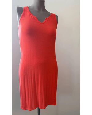 Michael Lauren Richard Tank Dress - Red