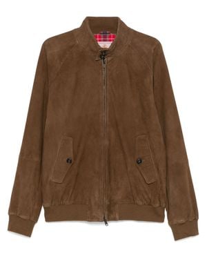 Baracuta Suede Jacket - Brown