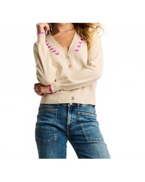 Lisa Todd Call It Love Heart Cardigan Top - Blue