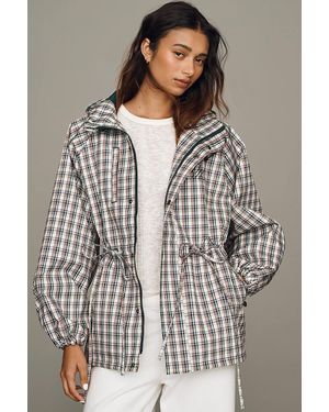 Damson Madder Liu Raincoat Jacket - Gray