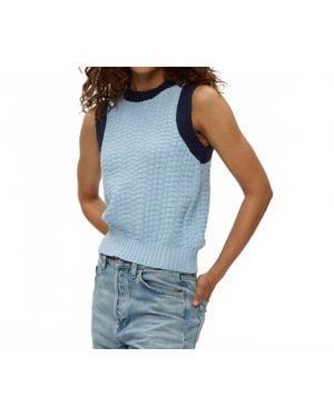 Michael Stars Sia Shell Top - Blue