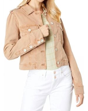 PAIGE Cropped Pacey Jacket - White