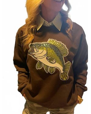 Queen Gypsy Bass Sweatshirt - Gray
