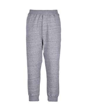 DSquared² Heathered Relaxed-Fit Sweatpants With Embroidered Detail - Gray