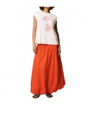 FRNCH Costabile Skirt - Red