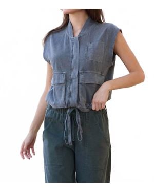 PEOPLE OF LEISURE Briar Vest - Blue
