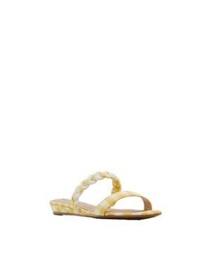 Draper James Chambray Braided Ellie Sandals Ellie-Yel - Natural