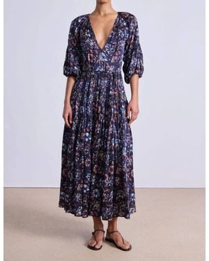 Apiece Apart Santa Cecilia Maxi Dress - Blue