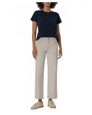 Kut From The Kloth Charlotte High Rise Wide Leg Pants - Blue