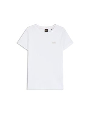 BOSS Logo-Detail T-Shirt - White