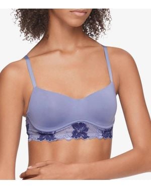 Calvin Klein Lightly Lined Bralette - Blue