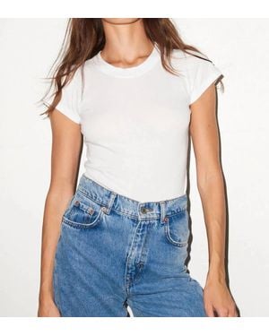 LNA Fitted Classic Crew Tee - Blue