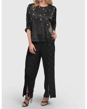 Alembika Luxe Satin Pants - Black