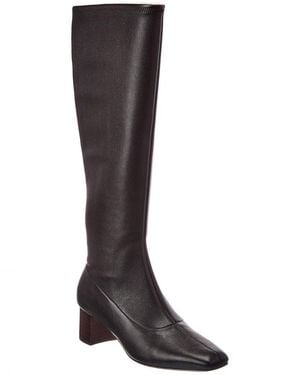 Stuart Weitzman Kels Stretch Leather Knee-High Boot - Brown