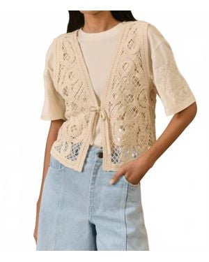 Louise Misha Gloria Vest Top - Natural
