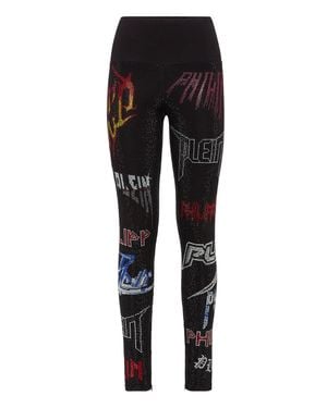 Philipp Plein Jogging Leggings Rock Pp - Black