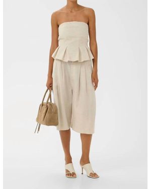 Gestuz Riava Corsage Top - Natural