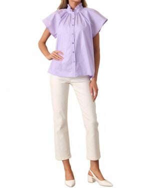 PROSPERINE® Florence Cotton Top - Purple