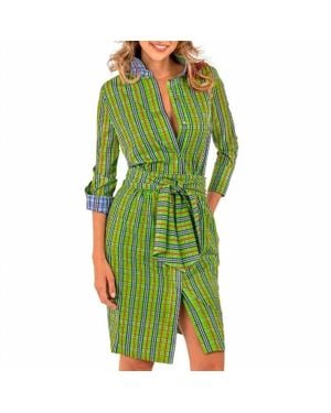 Gretchen Scott Breezy Blouson Dress - Green
