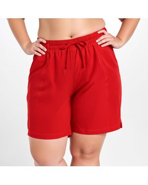 Calypsa Plus 7" Board Shorts - Red