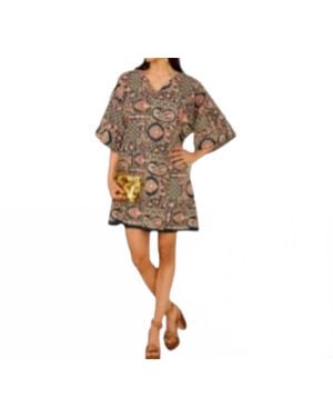 Tela Milos Mini Dress - Brown